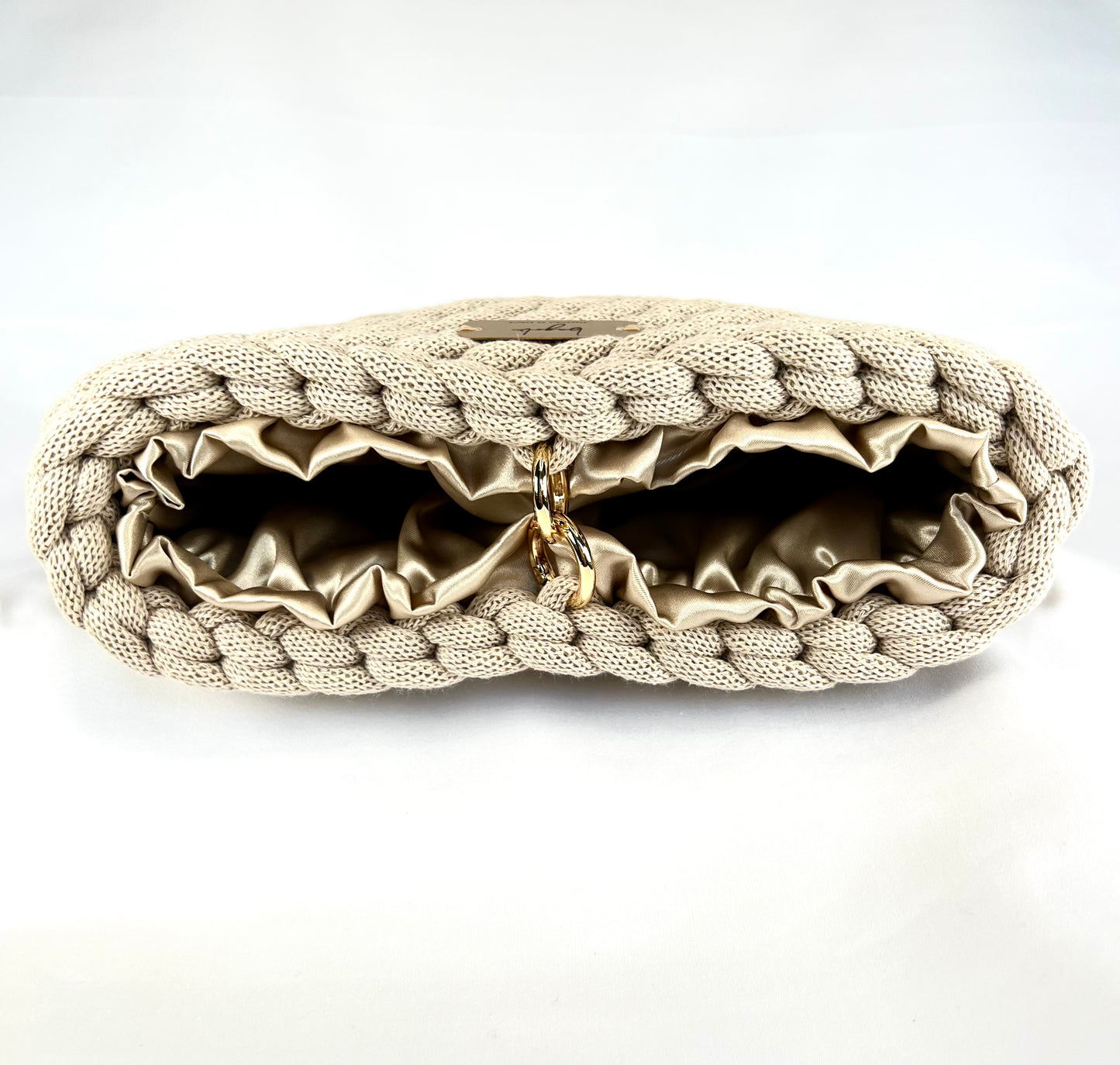 Elegant Handmade Medium Vanity Bag With Satin Interior