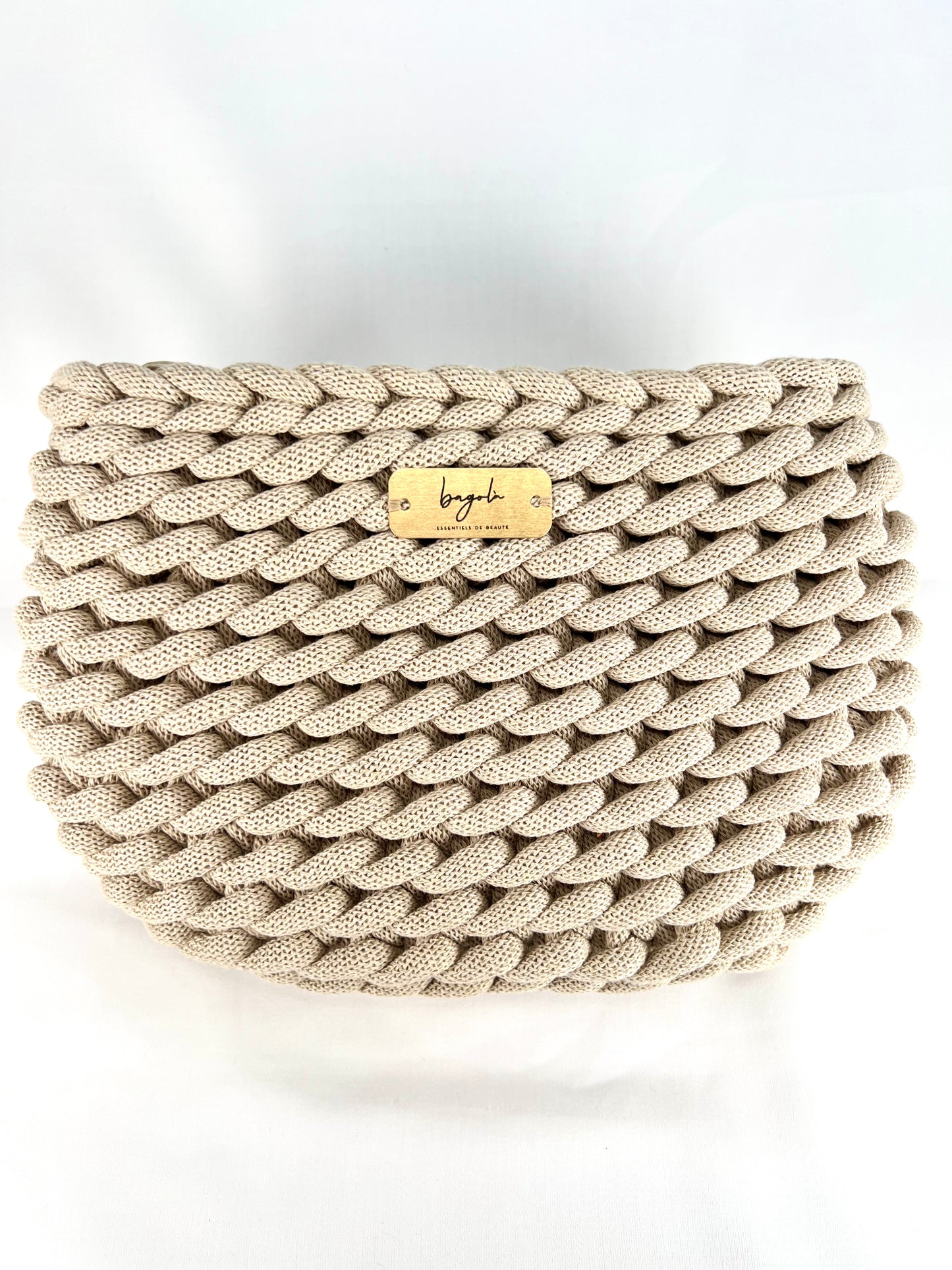 Elegant Handmade Medium Vanity Bag With Satin Interior