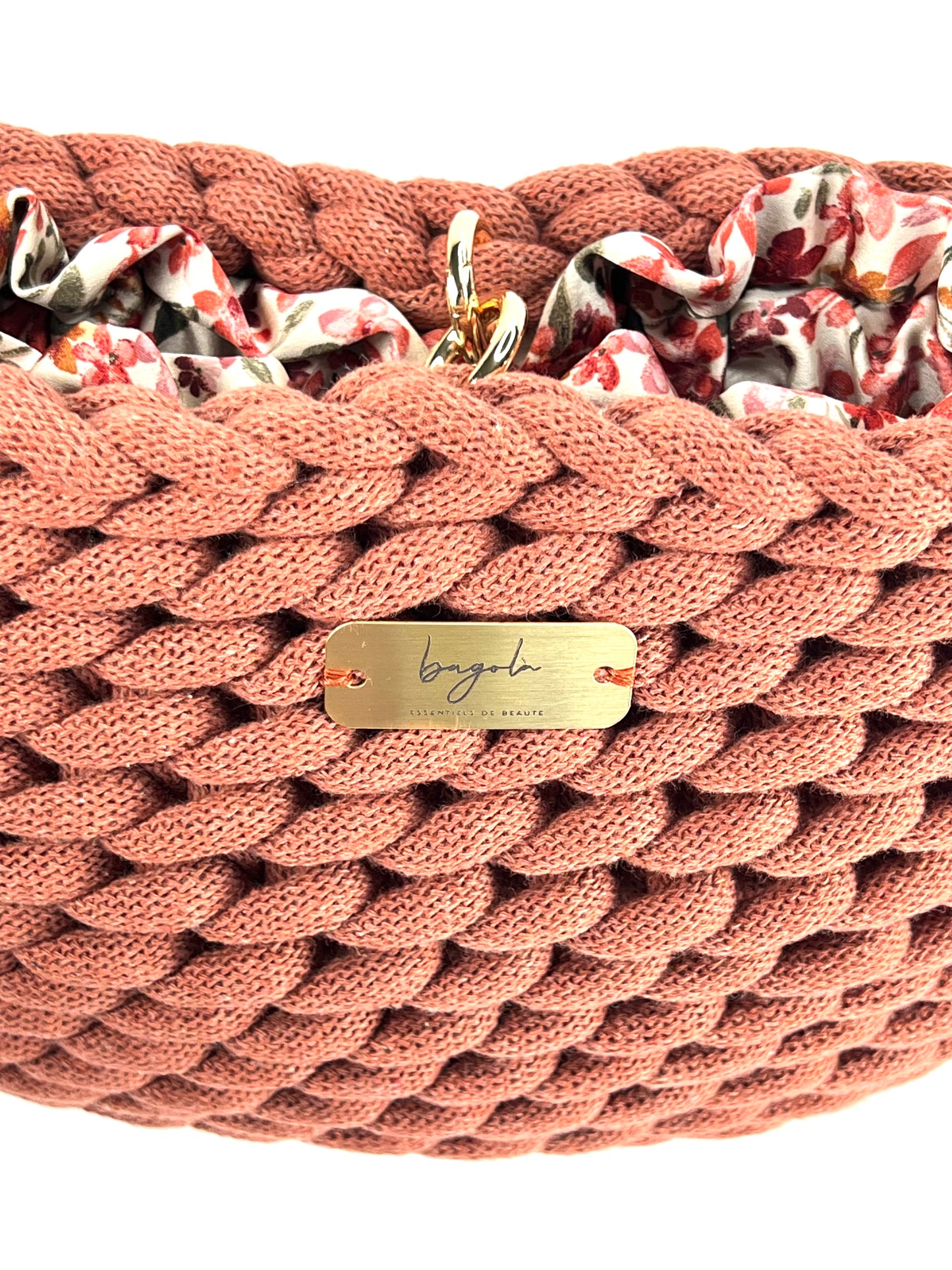 Elegant Handmade Make Up Bag With Satin Interior