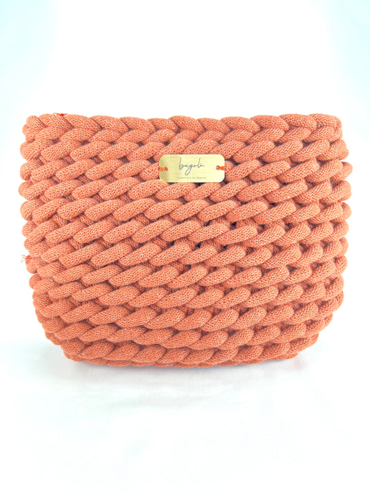 Elegant Handmade Make Up Bag With Satin Interior