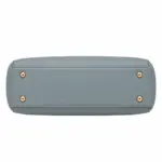 Bagola Leather Handbag Slate Blue Shoulder Tote - Image 4